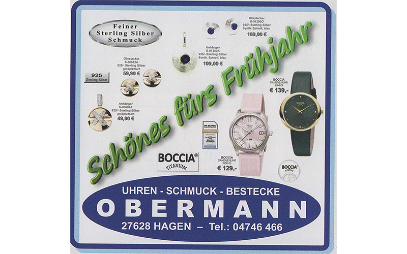 Obermann Uhren-Schmuck-Bestecke