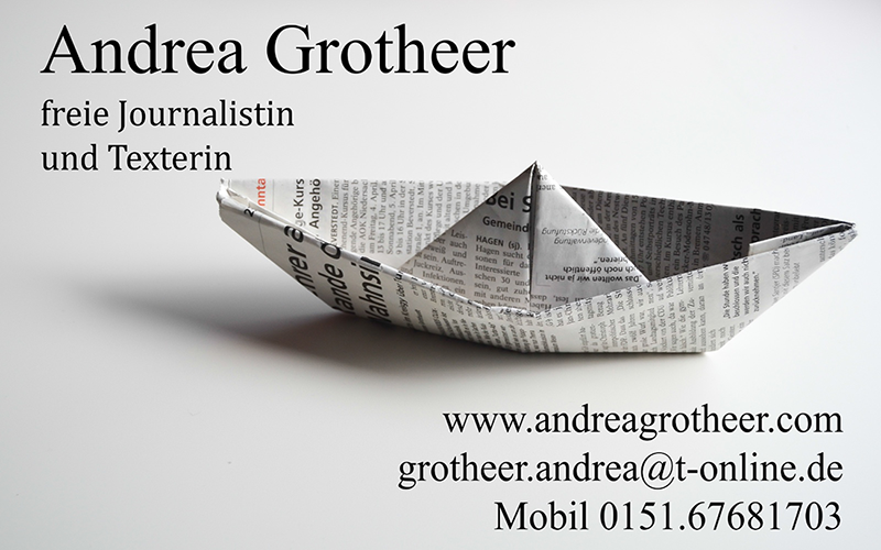 Freie Journalistin & Texterin – Andrea Grotheer